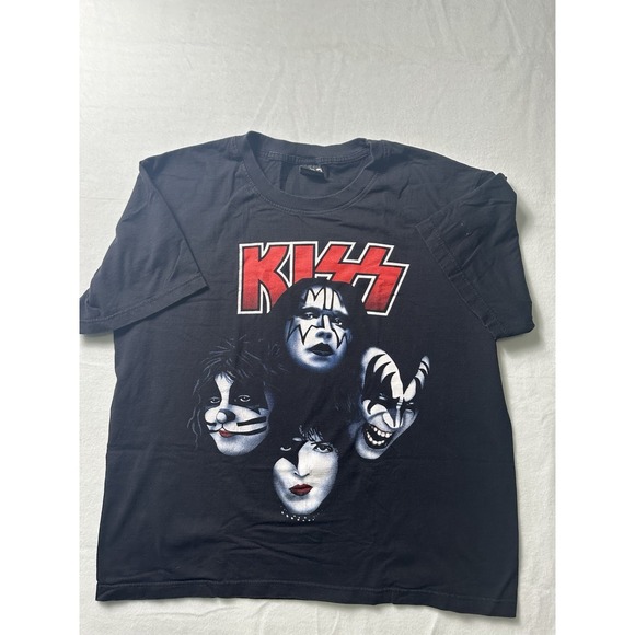 T Tahari Other - Kiss T-Shirt Xl Black Vintage Rock Of The T Band Graphic Tee 90s Rock Metal